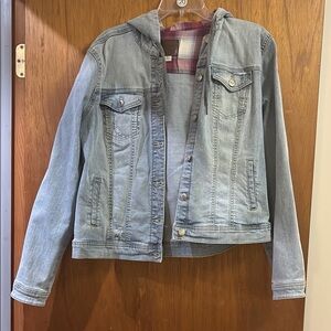Denim Hooded Jacket